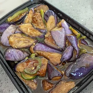 Eggplant with Jalapeno