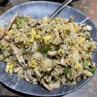 Chili flake Cilantro Fried Rice 乡巴佬炒饭