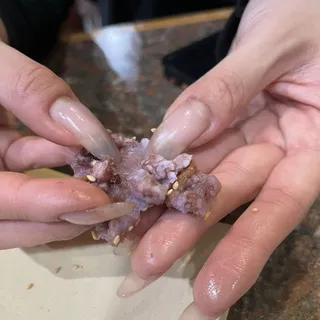 Yam Cake 紫薯芝麻饼