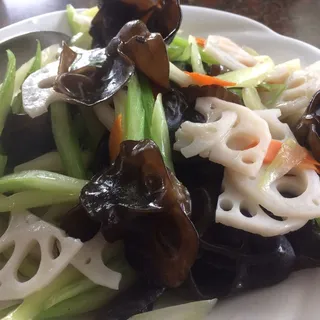 Celery Lotus WoodEar西芹云耳藕片(L)