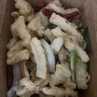 Salt and pepper squid