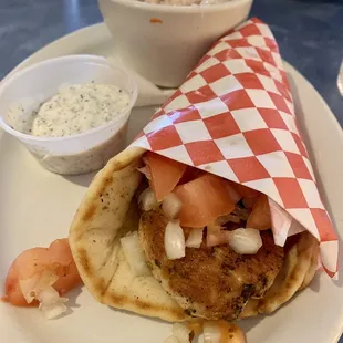 Souvlaki Pita Sandwich