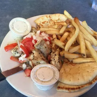 Chicken Souvlaki Sandwich