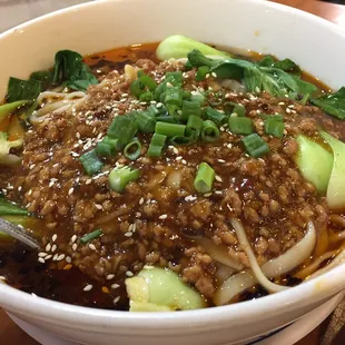 Sichuan Spicy Pork Soup Noodles