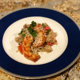 Langostino Risotto for a small dinner party in Napa