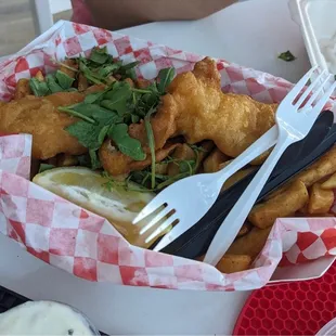 Fish n chips fries