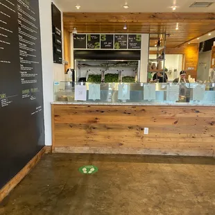 Order at the counter