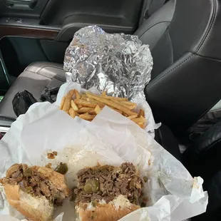 Jalapeño cream cheese cheesesteak half chicken half sirloin steak