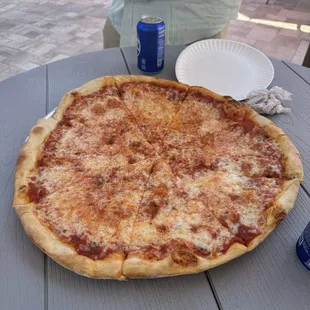 Large cheese pizza