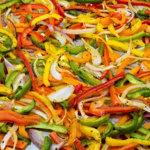 Fajita vegetables for the Fajita Chicken