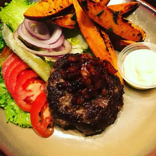 Bacon JAMmin Paleo Burger!