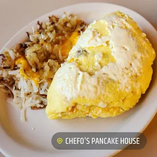 Fluffy Gyro Omelet