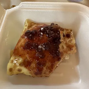 Lingonberry Cheese Blintze