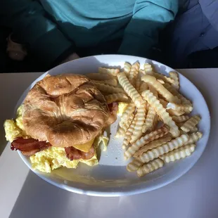 Breakfast Croissant Sandwich