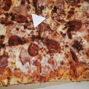 a slice of pizza