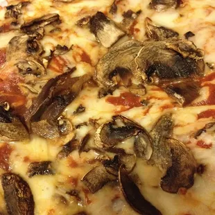 Mushroom pizza
