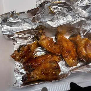 Habanero chicken wings - carry out