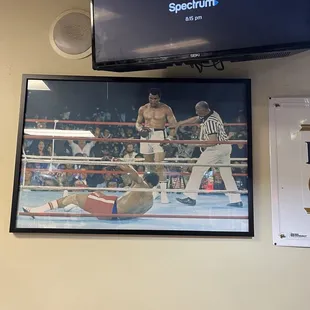 Ali decking Ken Norton