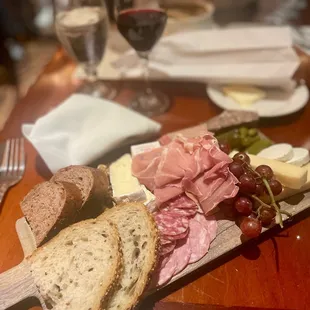 Charcuterie and cheese board