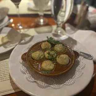 Escargot was divine and even got my pal hooked!