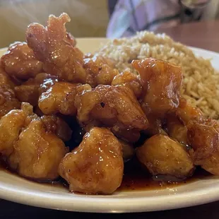 Orange Chicken Lunch