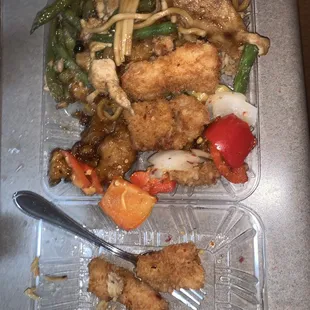 All the food, I'm sure there was MORE!