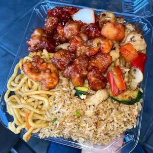 Fried Rice, Chow Mein, Sweet and Sour Pork, Kung Pao Chicken