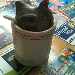 Coffee creamer holder :)