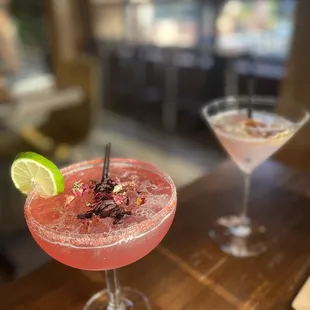 On The Run Margarita and Purple Rain Drop