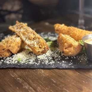 Salmon eggrolls