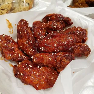 Korean Fried Chicken Wings - Sweet &amp; Sour