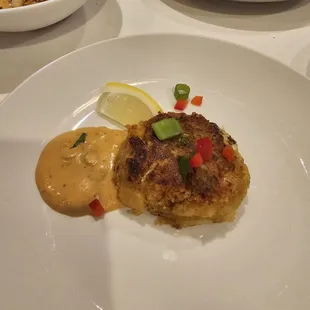 Crabless Cakes - all the flavors of classic New Orleans crab cakes, but vegetarian.  (Secret ingredient - hearts of palm!)