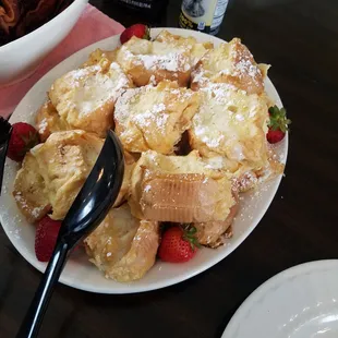 Pain Perdu - the original French Toast.  Served with Cane Syrup