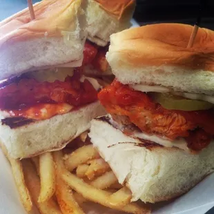 Buffalo Chicken Sliders