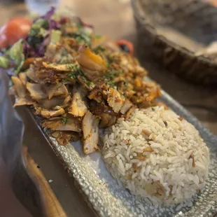 The chicken Filafel entree