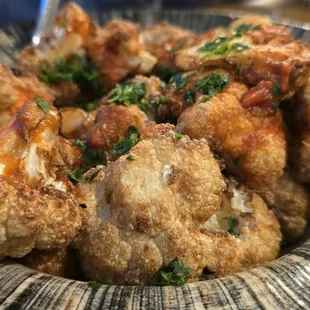 Fried cauliflower app