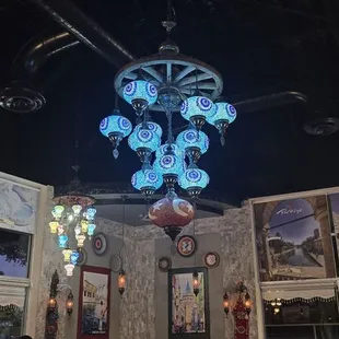 Interior with beautiful lighting