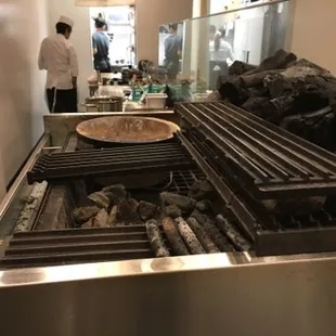 a view of the kitchen