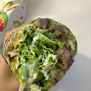 Their version of a Steak Burrito