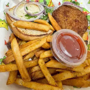 Dungeness Crab Cake Sandwich