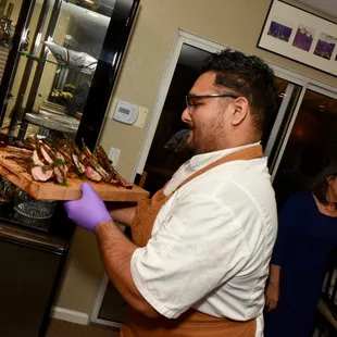 Lamb Lolipops with Chimi Churi Sauce - a big hit!!!