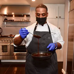 Our Chef at work