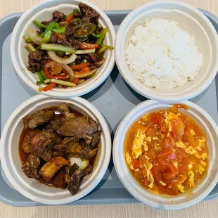 Combo 3 dish with 2 rice