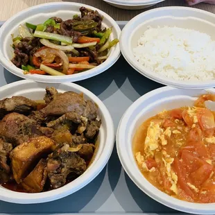 Combo 3 dish with 2 rice