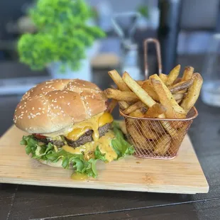 Loaded burger and the fries were better than any other I've ever had!