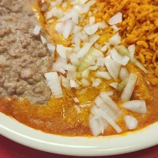 Cheese enchiladas