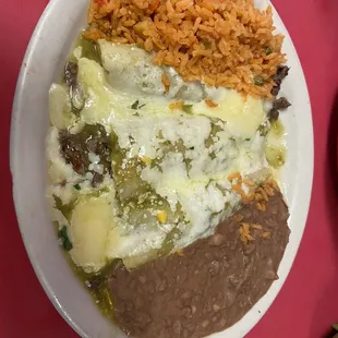 Beef fajita enchiladas