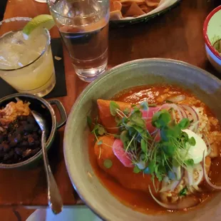 Seafood Enchiladas
