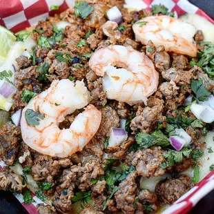 a plate of food