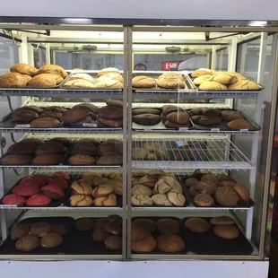 We have a lot of bread options our specialty are WHEAT CONCHAS stop by and get one for only $1.00